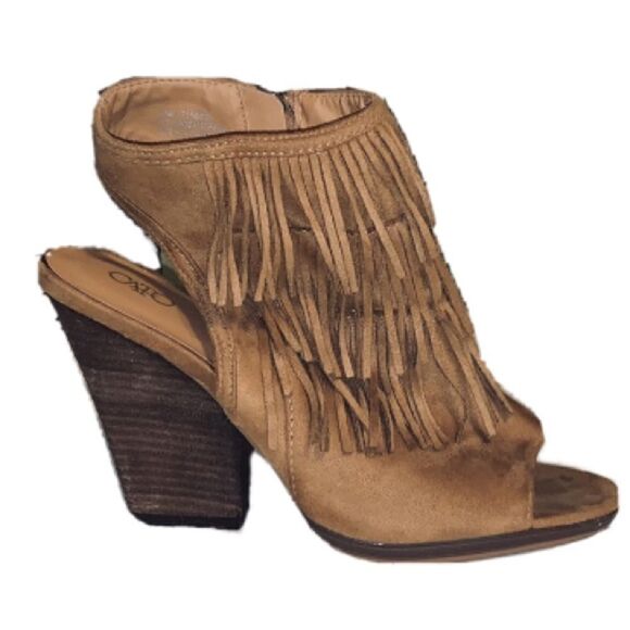 Cato fringe open toe bootie size 10 - Picture 1 of 7